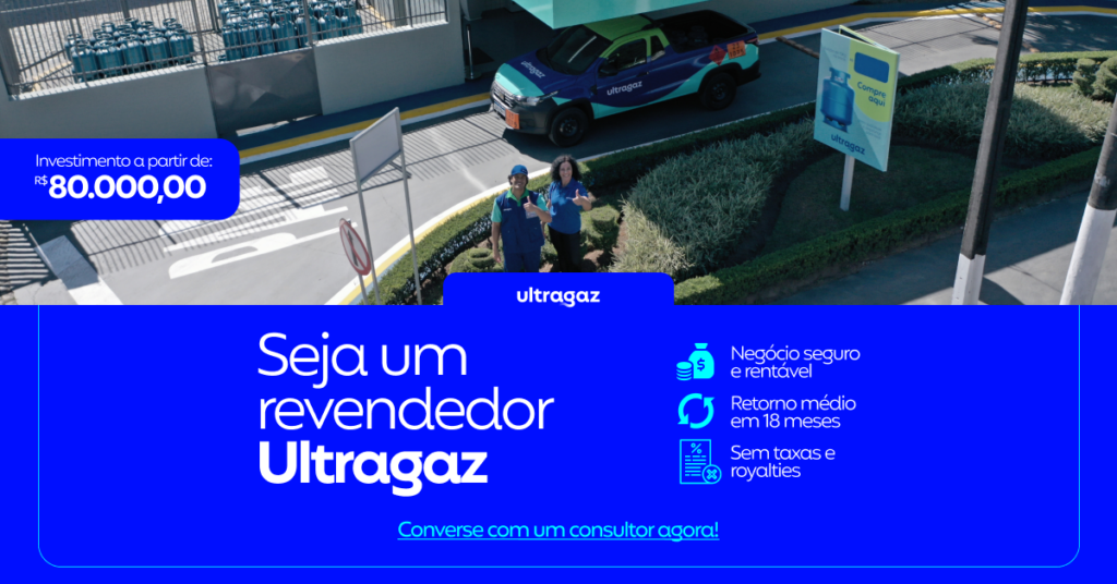 Seja um revendedor. A porte inicial com R$80.000